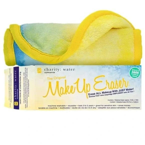 THE ORIGINAL MAKEUP ERASER Cloth Makeup Remover Blue & Yellow - Picture 1 of 6